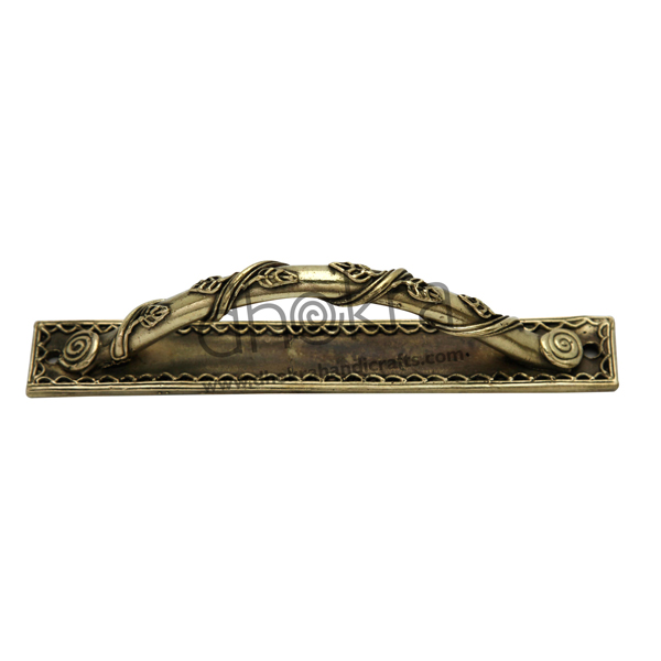 Leaf Designed Dhokra Door Handle | Home Decor Product | Dhokra