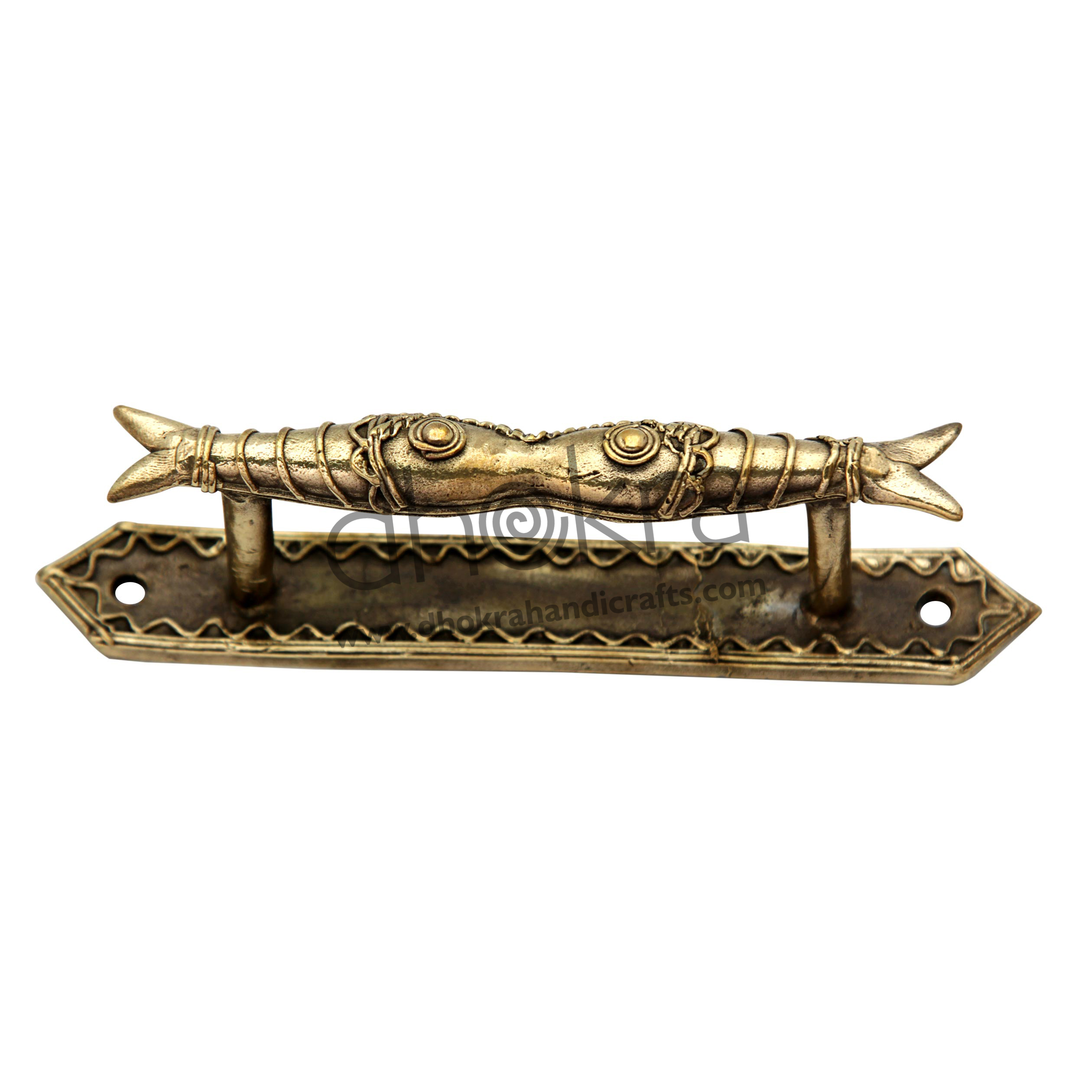 Fish Pair Dhokra Door Handle | dhokra home decor | Dhokra