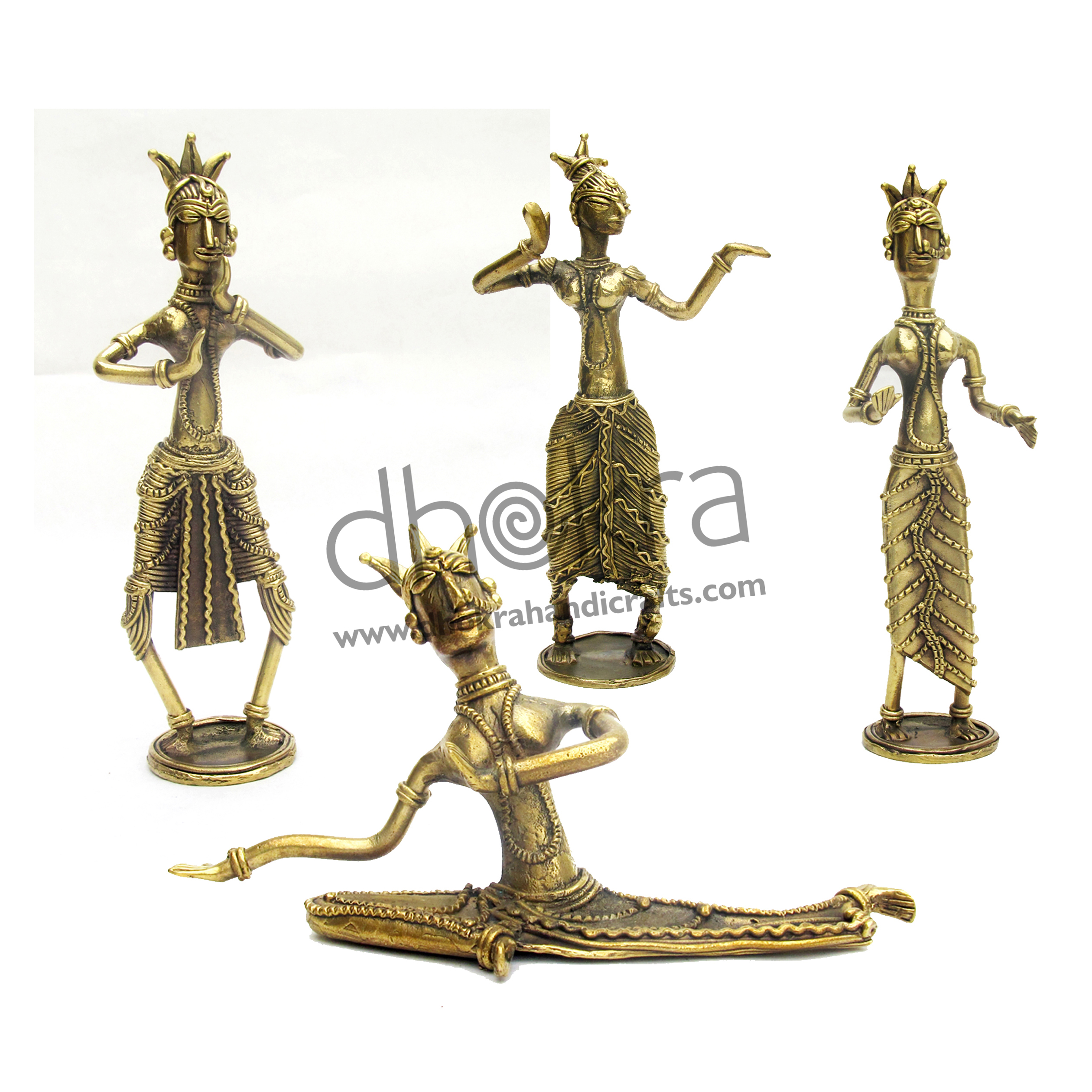 Dhokra Odissi Dancer Set | Dhokra Home Decor | Dhokra