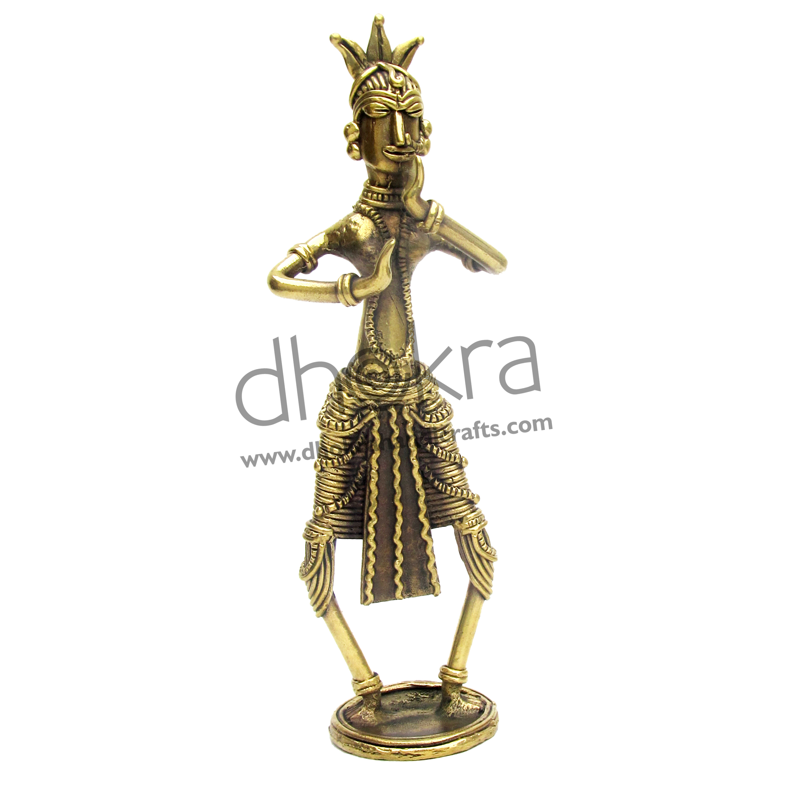 Dhokra Odissi Dancer Statue | Dhokra Home Decor Product | Dhokra