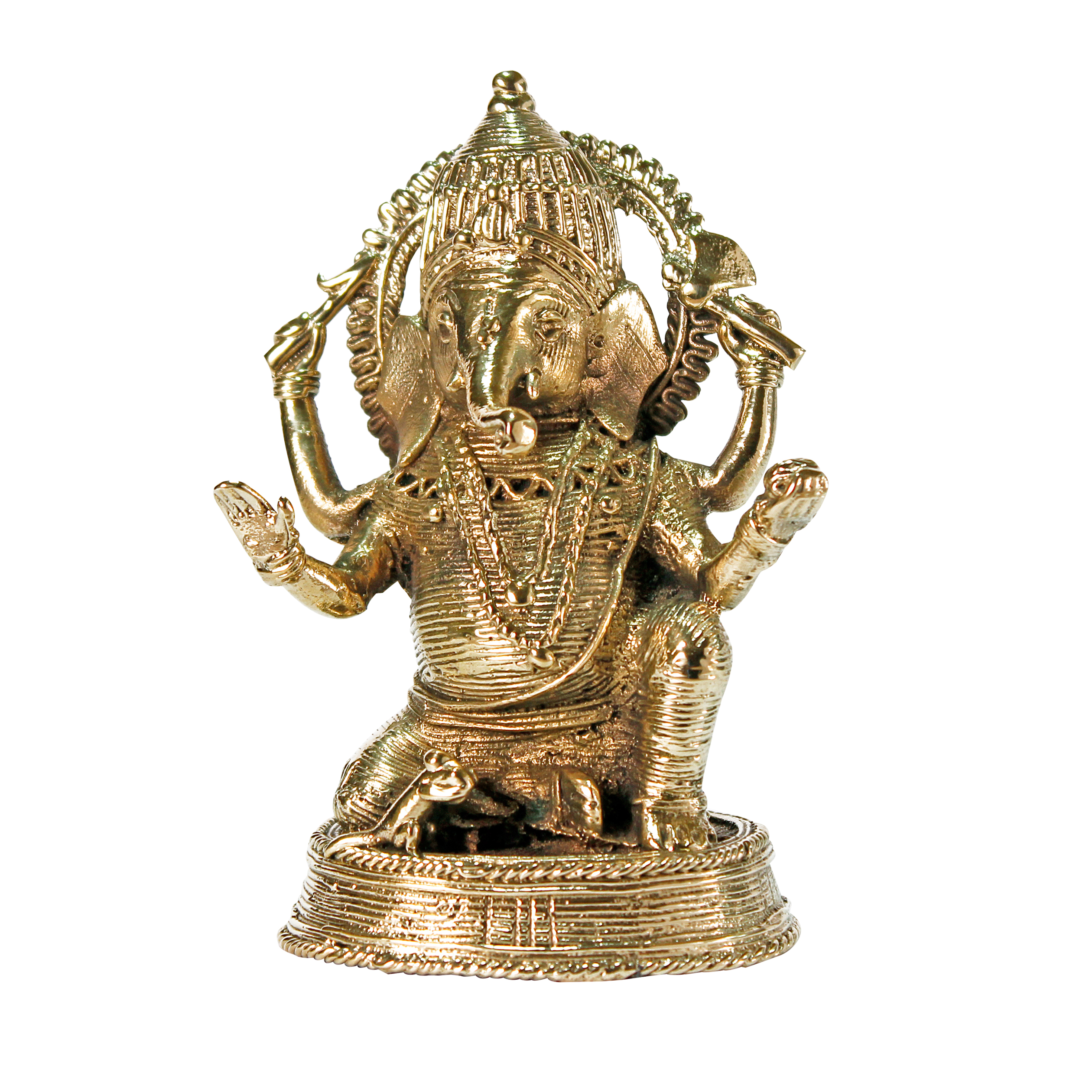 Dhokra Sitting Ganesha